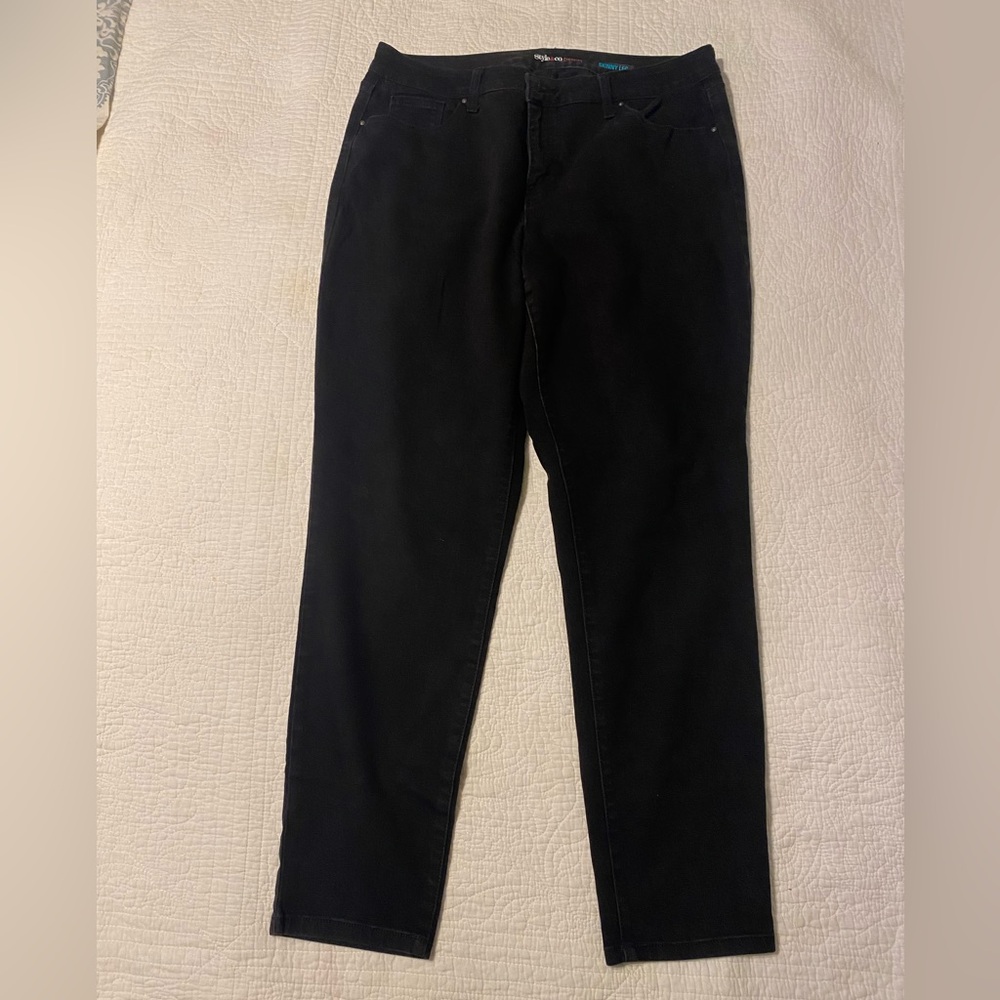 Style & Co. Women's Skinny Jeans in Black